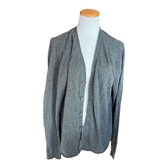 Womens 1991 Cotton On Charcoal Everything Boxy Cardigan Grandpa Sweater - Sz XXL - Picture 1 of 1